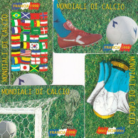 SAN MARINO - Set Of 4 Cards, World Cup France 1998(IA-IB-IC-ID), 05/98, Mint - San Marino