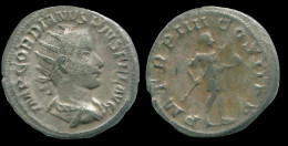 GORDIAN III AR ANTONINIANUS ROME Mint AD242 P M TR P V COS II P P #ANC13114.43.F.A - The Military Crisis (235 AD Tot 284 AD)