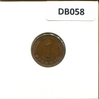 1 PFENNIG 1975 D WEST & UNIFIED GERMANY Coin #DB058.U.A - 1 Pfennig