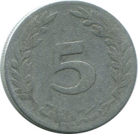 5 MILLIMES 1960 TUNESIEN TUNISIA Münze #AP236.D.A - Tunesien