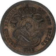 Belgique, Leopold I, Centime, 1832, Bruxelles, Cuivre, TTB, KM:1.1 - 1 Cent