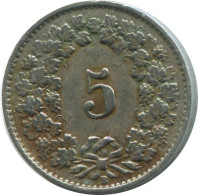5 RAPPEN 1925 B SWITZERLAND Coin HELVETIA #AD921.2.U.A - Other & Unclassified