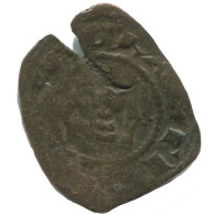 CRUSADER CROSS Authentic Original MEDIEVAL EUROPEAN Coin 1.8g/16mm #AC265.8.D.A - Other - Europe