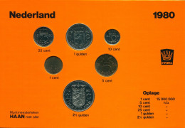 NETHERLANDS 1980 MINT SET 6 Coin #SET1018.7.U.A - Jahressets & Polierte Platten