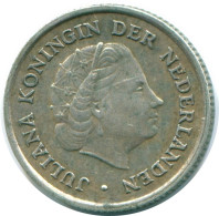 1/10 GULDEN 1957 ANTILLAS NEERLANDESAS PLATA Colonial Moneda #NL12149.3.E.A - Antilles Néerlandaises