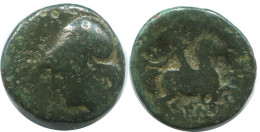 HORSEMAN GENUINE ANTIKE GRIECHISCHE Münze 3.2g/15mm #AG037.12.D.A - Griechische Münzen