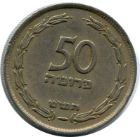 50 PRUTA 1949 ISRAEL Pièce #AH781.F.A - Israël