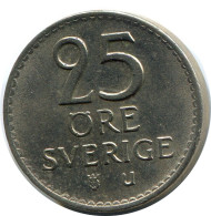 25 ORE 1969 SCHWEDEN SWEDEN Münze #AZ373.D.A - Sweden