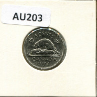 5 CENT 1974 CANADA Pièce #AU203.F.A - Canada