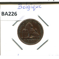 2 CENTIMES 1874 FRENCH Text BÉLGICA BELGIUM Moneda #BA226.E.A - 2 Cent