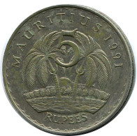 5 RUPEES 1991 MAURICIO MAURITIUS Moneda #AZ287.E.A - Mauritius