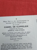 Doodsprentje Camiel De Clippeleir / Hamme 12/4/1914 - 12/9/1974 ( Angéle Van Steen ) - Religion &  Esoterik