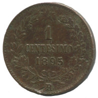 ITALY 1 Centesimo 1895 R Umberto I #AC186.8.F.A - Parma
