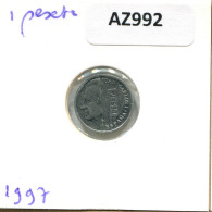 1 PESETA 1997 SPANIEN SPAIN Münze #AZ992.D.A - 1 Peseta