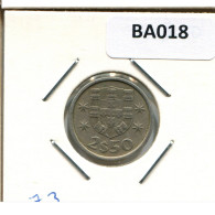 2 $ 50 ESCUDOS 1973 PORTUGAL Moneda #BA018.E.A - Portugal