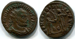 MAXIMIANUS Cyzicus M. KE AD297 CONCORDIA MILITVM Jupiter&Victory #ANC12443.32.D.A - The Tetrarchy (284 AD To 307 AD)