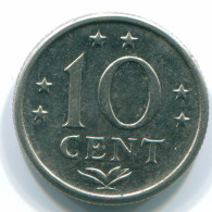 10 CENTS 1974 ANTILLAS NEERLANDESAS Nickel Colonial Moneda #S13530.E.A - Netherlands Antilles