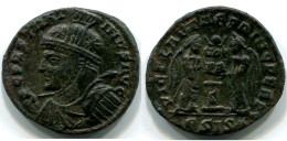 CONSTANTINE I Follis Siscia Mint ESIS AD 318 VICTORIAE LAETAE. #ANC12455.31.E.A - The Christian Empire (307 AD Tot 363 AD)