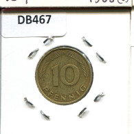 10 PFENNIG 1989 D BRD ALLEMAGNE Pièce GERMANY #DB467.F.A - 10 Pfennig