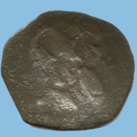 Authentique Original Antique BYZANTIN EMPIRE Trachy Pièce 2.3g/23mm #AG583.4.F.A - Byzantinische Münzen