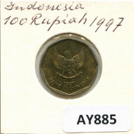 100 RUPIAH 1997 INDONESIA Moneda #AY885.E.A - Indonésie