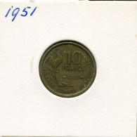 10 FRANCS 1951 FRANCE Coin French Coin #AK858.U.A - 10 Francs