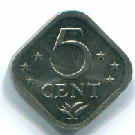 5 CENTS 1980 NETHERLANDS ANTILLES Nickel Colonial Coin #S12316.U.A - Antilles Néerlandaises