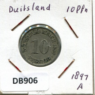 10 PFENNIG 1897 A ALLEMAGNE Pièce GERMANY #DB906.F.A - 10 Pfennig