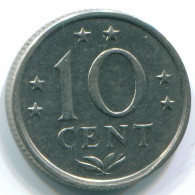 10 CENTS 1970 ANTILLES NÉERLANDAISES Nickel Colonial Pièce #S13339.F.A - Antilles Néerlandaises