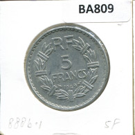 5 FRANCS 1949 FRANCIA FRANCE Moneda #BA809.E.A - 5 Francs
