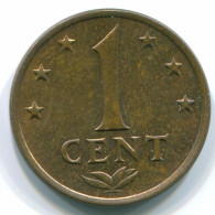 1 CENT 1976 ANTILLAS NEERLANDESAS Bronze Colonial Moneda #S10695.E.A - Antilles Néerlandaises