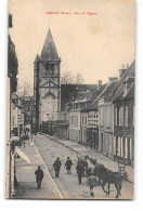 CPA 61 Longny Rue De L'église - Longny Au Perche