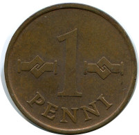 1 PENNI 1965 FINLAND Coin #AR911.U.A - Finnland