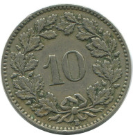 10 RAPPEN 1921 B SUIZA SWITZERLAND Moneda HELVETIA #AD951.2.E.A - Other & Unclassified