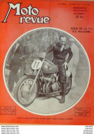 Moto Revue 1951 N°1030 175 Ds Malterre Record Vespa 125 Nsu Herz Motorettes Terrot - 1900 - 1949