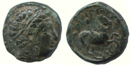 MACEDONIAN KINGDOM PHILIP II 359-336 BC APOLLO HORSEMAN 4.8g/17mm #AA017.58.U.A - Griechische Münzen