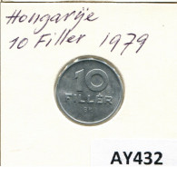 10 FILLER 1979 SIEBENBÜRGEN HUNGARY Münze #AY432.D.A - Ungheria