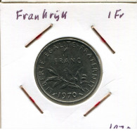 1 FRANC 1970 FRANCE Pièce Française #AM567.F.A - 1 Franc