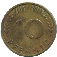 10 PFENNIG 1950 F BRD ALLEMAGNE Pièce GERMANY #AD560.9.F.A - 10 Pfennig