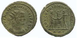 MAXIMIANUS ANTONINIANUS Antiochia Z/xxi Concord 5.2g/23mm #NNN1820.18.E.A - The Tetrarchy (284 AD To 307 AD)