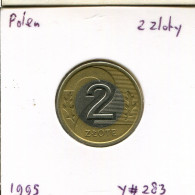 2 ZLOTE 1995 POLOGNE POLAND BIMETALLIC Pièce #AR782.F.A - Polen