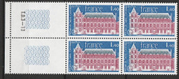 N° 2045 Abbaye De Saint-Germain-dès-Prés: Beau Bloc De 4 Timbres Neuf Impecable Sans Charnière - Ungebraucht