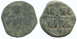 JESUS CHRIST ANONYMOUS CROSS Antiguo BYZANTINE Moneda 8.7g/27mm #AA624.21.E.A - Byzantines