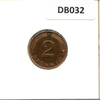 2 PFENNIG 1983 F WEST & UNIFIED GERMANY Coin #DB032.U.A - 2 Pfennig