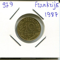 10 CENTIMES 1987 FRANCE Pièce Française #AN145.F.A - 10 Centimes