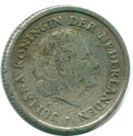 1/10 GULDEN 1956 ANTILLAS NEERLANDESAS PLATA Colonial Moneda #NL12125.3.E.A - Antilles Néerlandaises