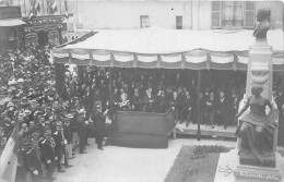 10-NOGENT-SUR-SEINE- CARTE-PHOTO- INAUGURATION DU MONUMENT PAUL DUBOIS 25 JUIN 1911 - Nogent-sur-Seine