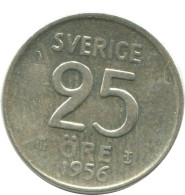 25 ORE 1956 SUECIA SWEDEN PLATA Moneda #AC508.2.E.A - Svezia