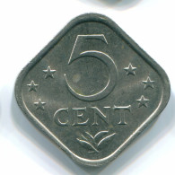 5 CENTS 1975 ANTILLAS NEERLANDESAS Nickel Colonial Moneda #S12228.E.A - Niederländische Antillen