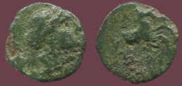 HORSE Antike Authentische Original GRIECHISCHE Münze 0.8g/10mm #ANT1509.9.D.A - Griechische Münzen